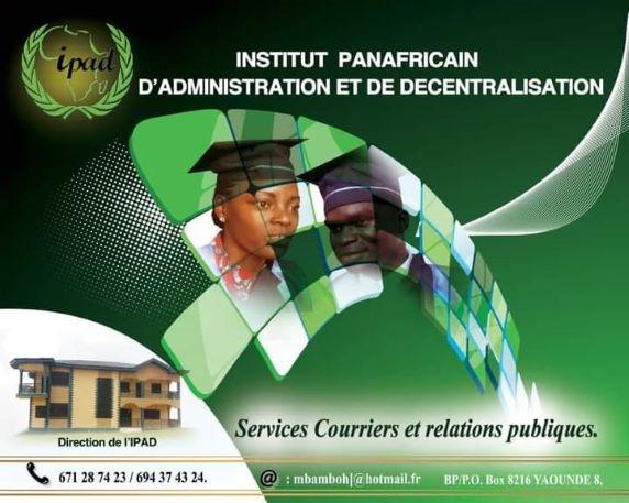 Institut Panafricain d Administration et Décentralisation